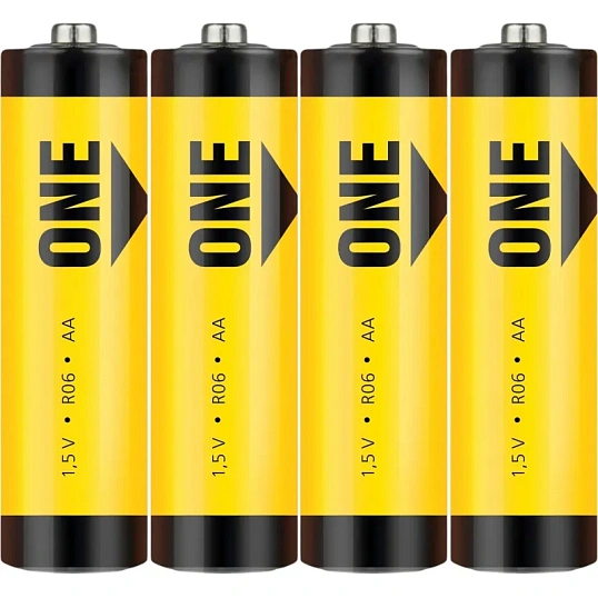 Батарейка Smartbuy AA солевая ONE R6/4S (60/600) (SOBZ-2A04S-Eco) 4шт/уп