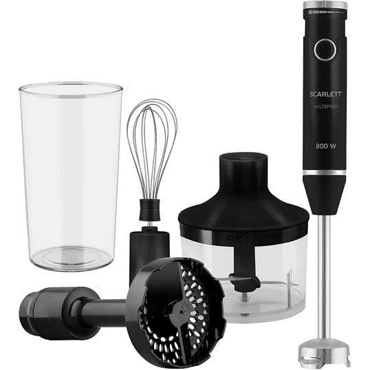 Блендер SCARLETT SC-HB42M49, 800Вт, черный