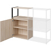 Полустеллаж для документов K-Loft  241H023 645х400х1068 дуб сканд/черный