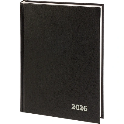Ежедневник датированный 2026 Выбор есть, А5, 160л, бумвинил, черный