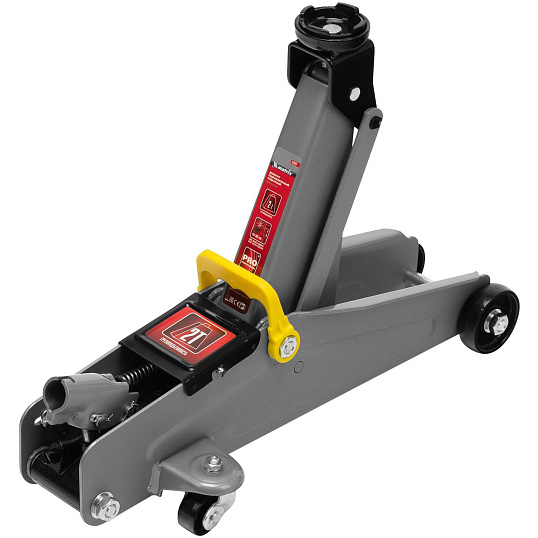 Домкрат гидрав подкатной, 2т, 135-385 мм, в пласт. Кейсе Matrix 51028