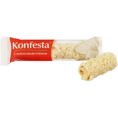 Конфеты Konfesta ассорти глазиров (кокос, малина, манго-маракуйя), 1100г/уп