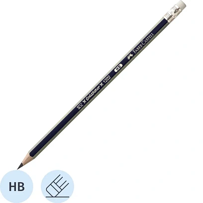 Карандаш чернографитный Faber-Castell GOLDFABER 1222, НВ/116800, с ласт.