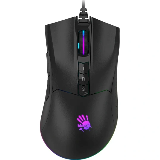 Мышь компьютерная A4Tech Bloody P90s черный (8000dpi) USB (8but)
