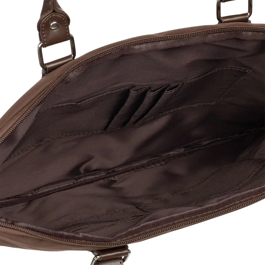 Сумка для ноутбука BigTech Bright 15.6 LB-BT-01BR, коричневый