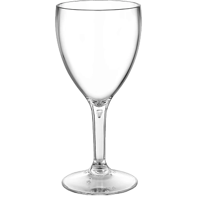 Бокал для вина 255млd=75ммh=165мм. поликарб.,прозрачн.Классик  (77182) 