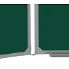 Доска меловая - магнитная зеленая Attache 100х300 2-створ