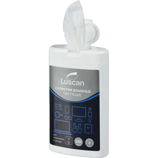 Салфетки д/экранов Luscan, малая туба, 100 шт, 90х115