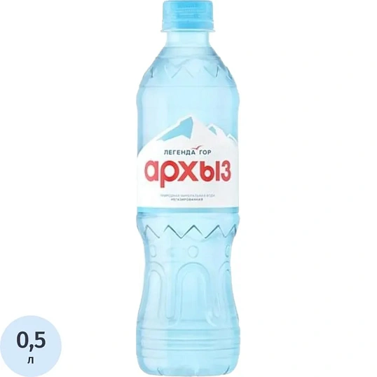 Вода минеральная Легенда Гор Архыз 0,5л негаз пэт