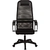 Кресло МТ_EChair 675 TTW сетка/ткань черный пластик