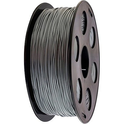 Катушка PLA пластик BestFilament, 1.75 мм, серебристый металлик 1 кг