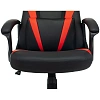 Кресло VB_Echair Easy Game-906 TPU кожзам черный/красный пластик