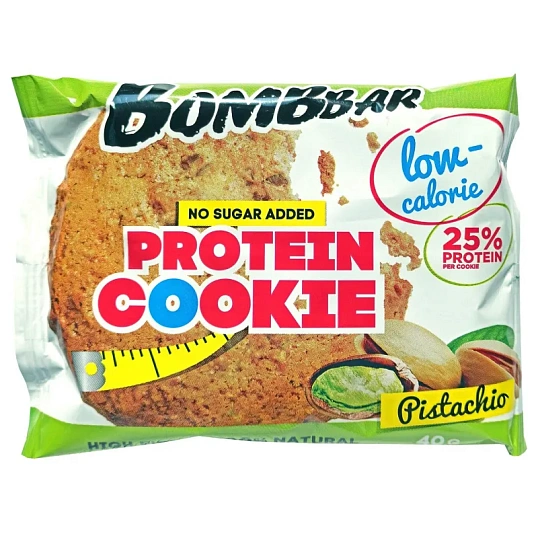 Печенье Bombbar протеиновое низкокаллорийное Фисташка, 40г