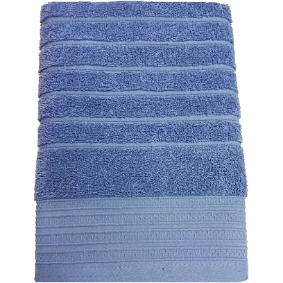 Полотенце махровое 70х130Страйпсизо-голубой