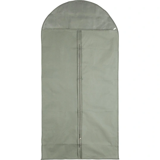 Чехол для одежды из спанб. Luscan с прозр.верхом, 60х120см, серый, HD-HH006