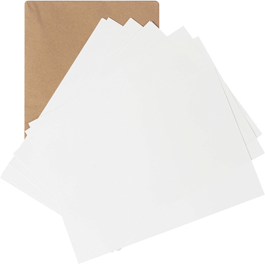 Бумага для акварели в листах №1 School А4,100л,180гр, уп.крафт