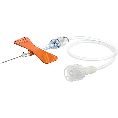 Игла-бабочка 25G 19см оранж. VACUETTE Safety 450090V1 90шт/уп