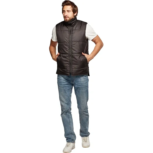 Жилет утепленный Комфорт+ зимн.черн (р.48-50) р.170-176