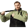 Фартук спилковый черный (Ф1)