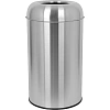 Контейнер для мусора (корзина) Luscan Prof 50л,матов.сталь с кругл.крышкой