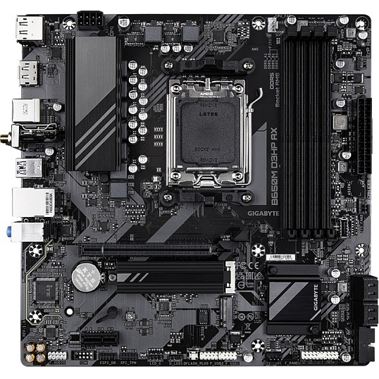Материнская плата GIGABYTE B650M D3HP AX, AM5, B650, 4xDDR5 mATX