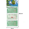 Календарь настенный 3-х блочный 2027 СуперПремиум 340х805 магн.курс 3234-10