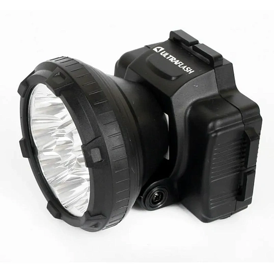 Фонарь налобный Ultraflash 9LED,акк220,0,5Ач