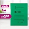 Скоросшиватель картон. мел  360 г/м.,зеленый