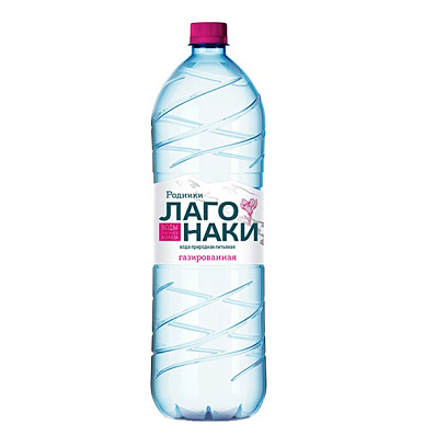 Вода питьевая Родники Лаго-Наки природная газ ПЭТ 1,5л