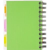Бизнес-тетрадь 140л,кл,А6,SPIRAL BOOK Салатовый,евросп,обл.пл,раздел.84114