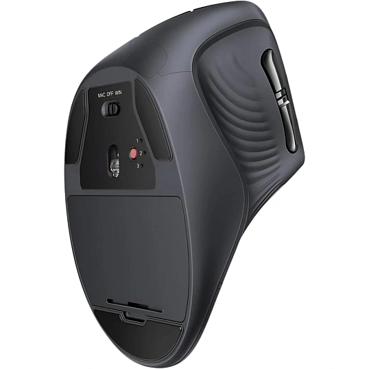 Мышь компьютерная UGREEN MU008S(85081)беспр.вертик Multi-mode 2.4GHz&BT чер