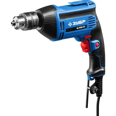 Дрель безударная ЗУБР ЗД-П550 ЭР, 550 Вт