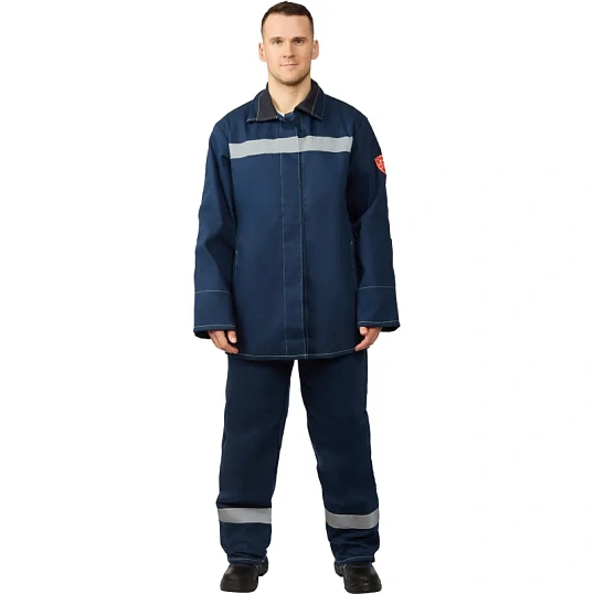 Костюм сварщика усиленый 100% х/б КБР (арт.КСТ06) 48-50/170-176