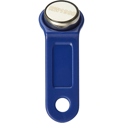 Электронный ключ Bigtech Touch Memory (iButton) DS 1990 синий (уп.100шт)