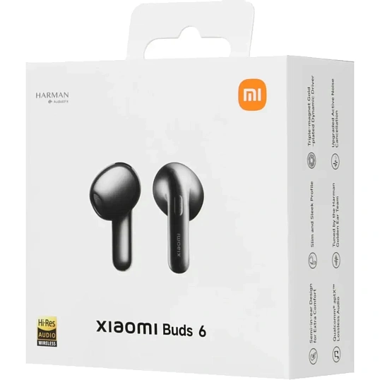 Наушники Xiaomi Buds 6 Graphite Black (BHR08ODGL)