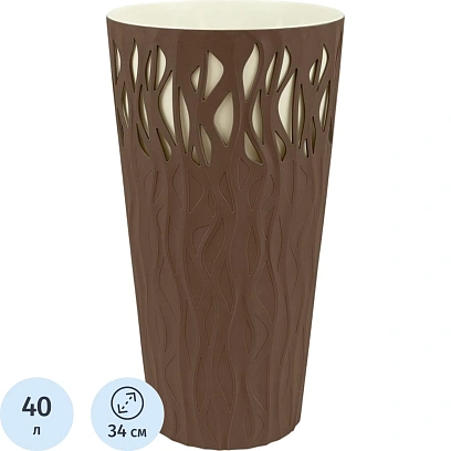 Горшок д/цветов InGreen Winds D 40 л с дренаж вставкой платан IG652210105