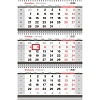 Календарь настенный 3-х блочный 2027 295х660мм Остров, с бегунком 390923