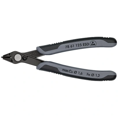 Бокорезы прецизионные L-125 мм Electronic Super Knips KNIPEX KN-7861125ESD