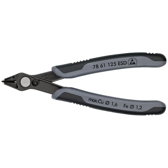 Бокорезы прецизионные L-125 мм Electronic Super Knips KNIPEX KN-7861125ESD