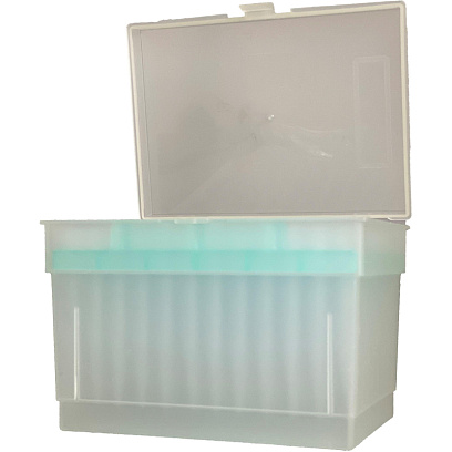 Наконечник д/дозатора Эппендорф стер 50-1000мкл,ПП,голуб,в штативе 96шт