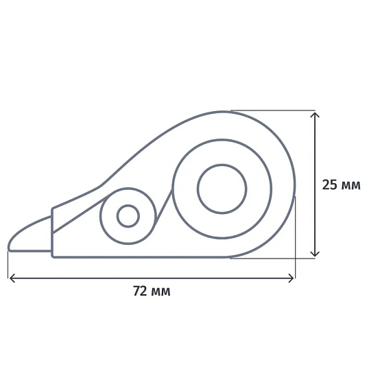 Корректирующая лента Attache Economy mini 5мм 3м '927