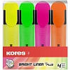 Набор текстовыделителей KORES набор 4цв. 36140.02