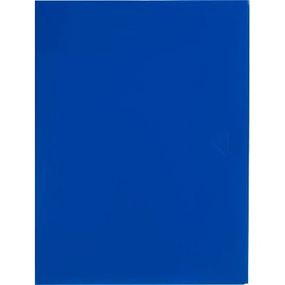 Папка на резинках короб Attache  А4 на клапане, синяя