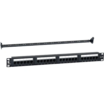 Патч-панель Cabeus PL-24-CAT.5E-DUAL 19 1U 24xRJ45 кат.5E UTP