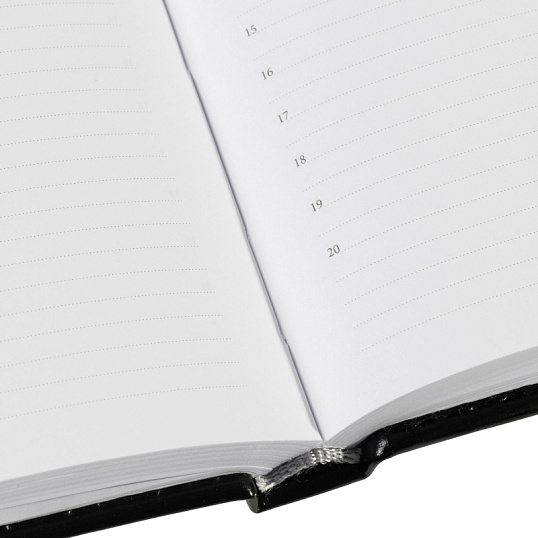 Ежедневник недатированный черн, А6, 100x150, 320стр, Agenda