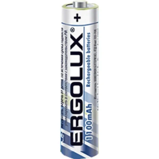 Аккумулятор Ergolux AAA-1100mAh Ni-Mh 2шт/бл(NHAAA1100BL2,1.2В)(12446)
