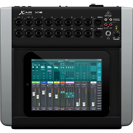 Микшерный пульт Behringer X18, цифровой, 16 мик Midas XLR, 18 кан/4FX/6BUS