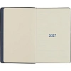Ежедневник датированный 2027 ИМИДЖ Attache А5 168л,138x213,иск.кож,тем-син