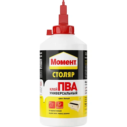Клей для дерева  Момент Столяр ПВА Универсальный  750 г (1960504)