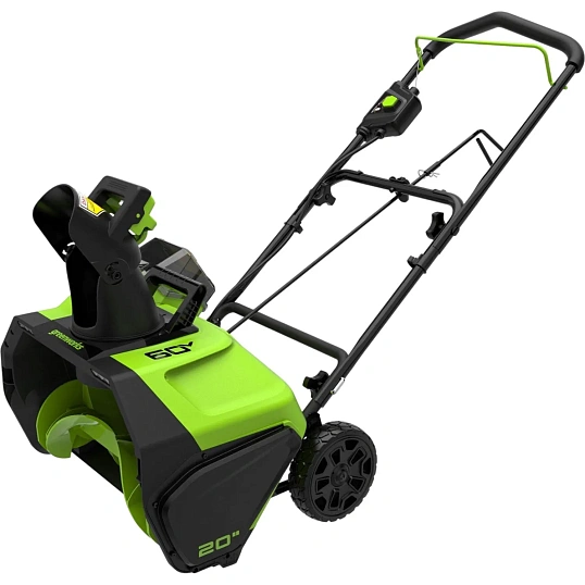 Снегоуборщик аккумуляторный Greenworks  GD60PSTK4, 60V АКБ 4Ач/ЗУ 2602907UB